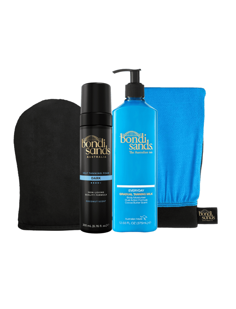 BONDI SANDS セルフタンニング ダークセット+OHEXPRESS Dark Self Tanning Routine Bundle - Self Tan Bundle – Bondi Sands UK