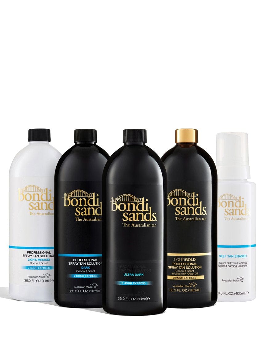 Bondi Sands Salon Spray Tan Solution Product Range