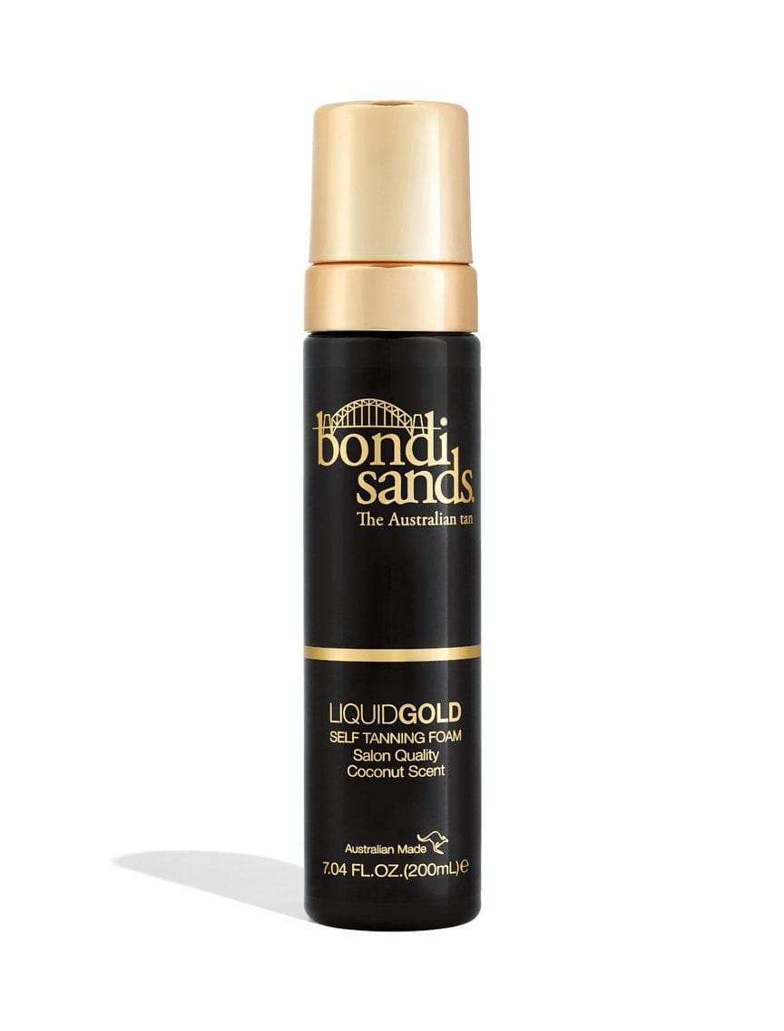 Liquid Gold Self-Tanning Foam for All Skin Tones with Argan Oil and Coconut Scent