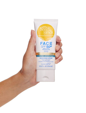 SPF 50+ Fragrance Free Hydrating Tinted Face Lotion