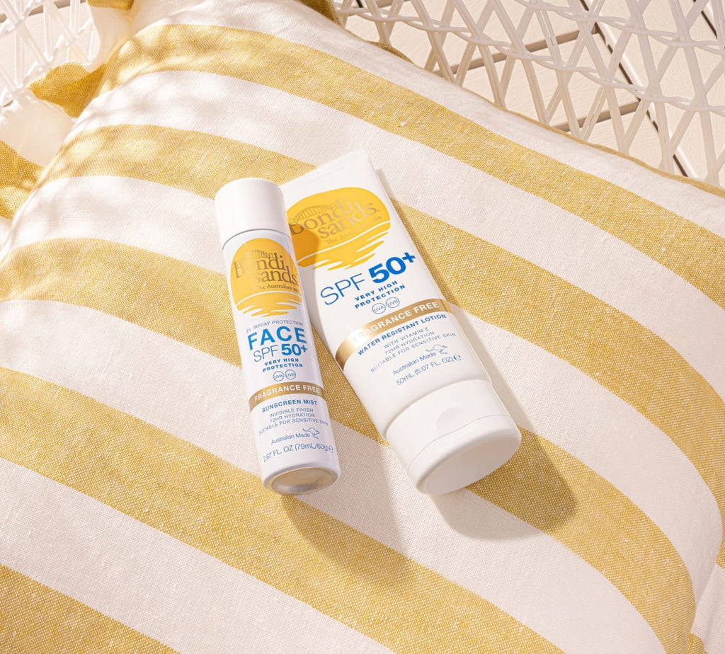 SPF 50+ Face Mist Sunscreen | Fragrance Free Suncare | Suncare – Bondi ...