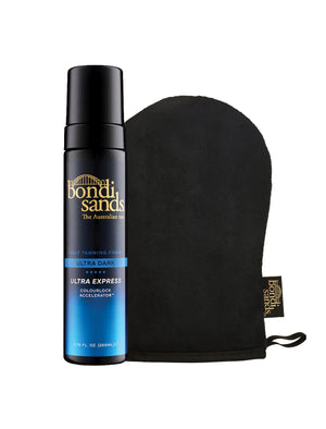 Ultra Express Self Tanning Foam & Application Mitt Bundle