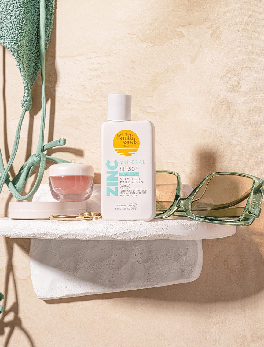 SPF 50+ Zinc Mineral Face Fluid Suncare for Face Suncare Bondi
