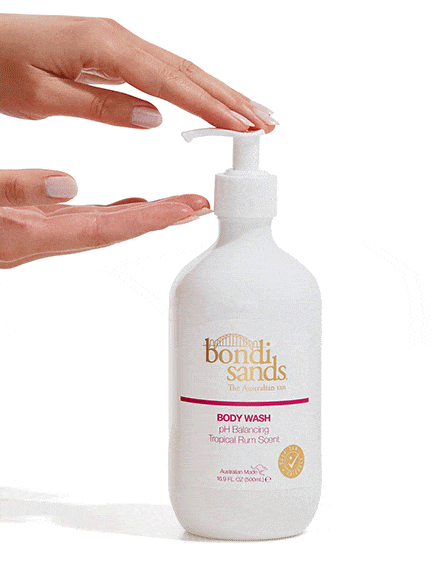 Bondi Sands Tropical Rum Body Wash Pump .gif