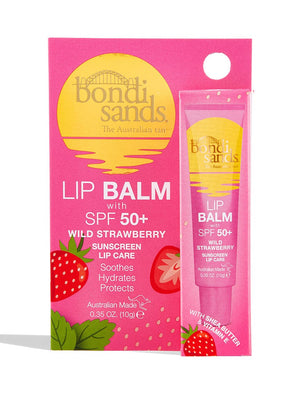 Bondi Sands SPF 50 Lip Balm Wild Strawberry Packaging