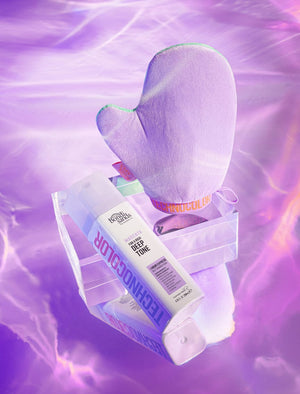 Bondi Sands Technocolor Magenta 1 Hour Express Self Tanning Foam and Technocolor Self Tanning Mitt