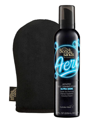 Aero Self Tanning Foam Ultra Dark & Application Mitt Bundle